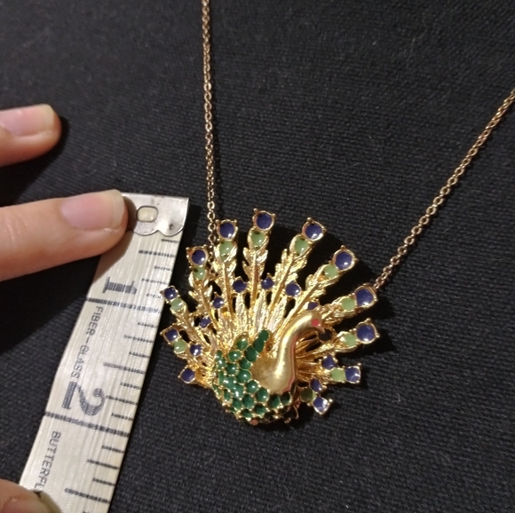 Peacock necklace - Picture 4 of 5